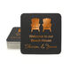 Adirondack Chairs Square Coasters Image 2 of 2